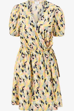 VILA Kietaisumekko viJackie Nim V-neck S/S Wrap Dress