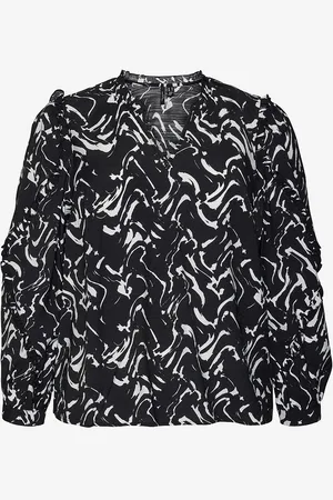 VERO MODA Pusero vmccia LS Top Wvn Cur