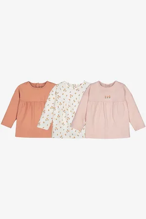La Redoute 3 pitkähihaisen t-paidan pakkaus puuvillaa.