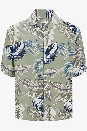 JACK & JONES Paita jjeJeff Aop Resort Shirt SS SN