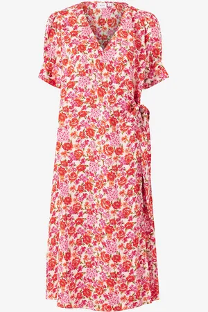VILA Kietaisumekko viNaria S/S Wrap Midi Dress