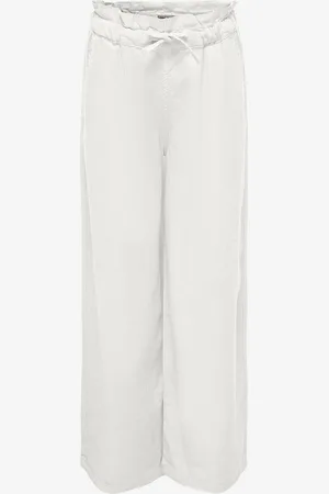 ONLY Housut kogCaro PB Wide Linen BL Pant Wvn