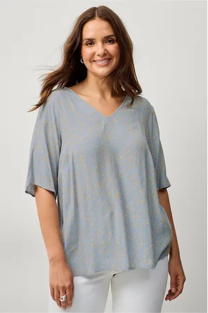 Zizzi Toppi vBella S/S Blouse