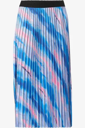 Coster Copenhagen Hame Plisse Skirt Faded Stripe