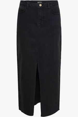Pieces® Maxihame pcJessie HW Ankle Denim Skirt