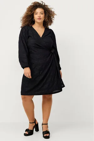 Zizzi Kietaisumekko xWill L/S Blk Wrap Dress