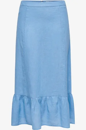 ONLY Hame onlTokyo HW Linen Blend Long Skirt