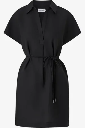 Calvin Klein Pellavamekko Linen Blend SS Mini Dress