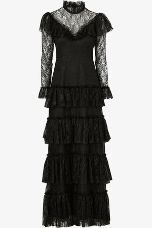 By Malina Maximekko Joelle Long Sleeve Lace Maxi Dress