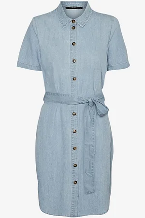 VERO MODA Paitamekko vmSilvia S/S Denim Dress