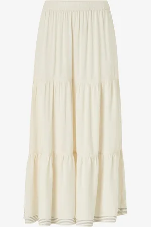 Pieces® Röyhelöhame pcAdelia HW Ankle Skirt BC