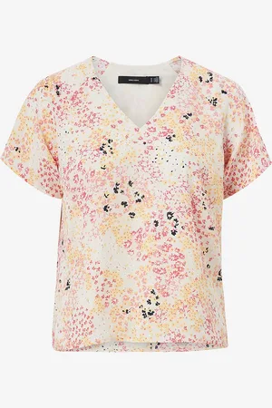 VERO MODA Paita vmHannah Foil S/S Top Wvn