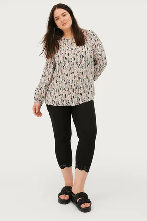 Sandgaard Leggingsit Oslo Leggings 3/4 With Lace
