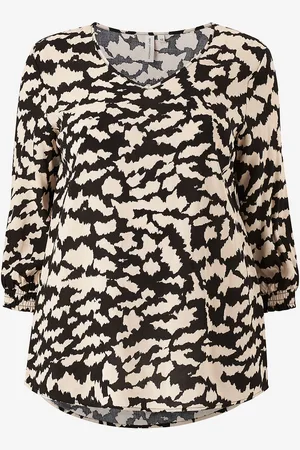 ONLY Pusero carNova Ditte Life 3/4 Smock Top AOP
