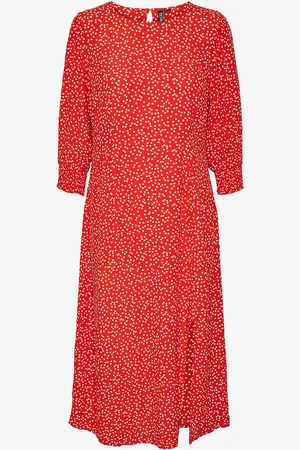 Pieces® Mekko pcSui 3/4 Sleve Midi Dress