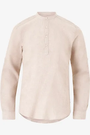 Only & Sons Paita onsCaiden LS Halfplackt Linen Shirt