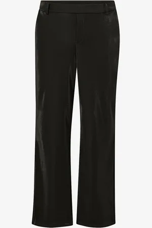 VERO MODA Housut vmCsia MR Straight Shiny Pant Curve