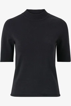 SELECTED Toppi slflUra Lurex 2/4 Knit Tee