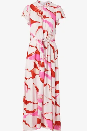 SELECTED Maximekko slfMarine SS Aop Ankle Dress