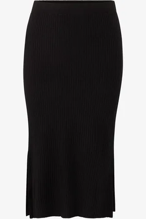 Pieces® Hame pcCrista HW Midi Knit Skirt