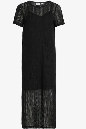 VILA Maximekko viGardea O-neck S/S Ankle Dress