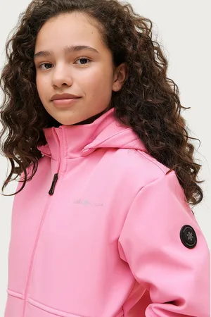 AHKKA Takki Softshell Jacket Jr, sisäpuoli fleeceä