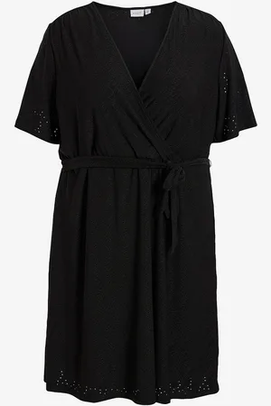 VILA Mekko viKawa V-neck S/S Knee Dress/cur