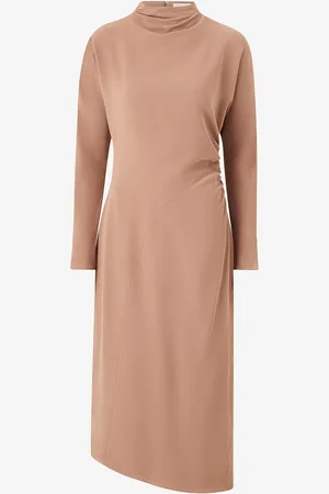 Calvin Klein Maximekko High Neck LS Maxi Dress