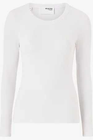 SELECTED Toppi slfDianna LS O-neck Top