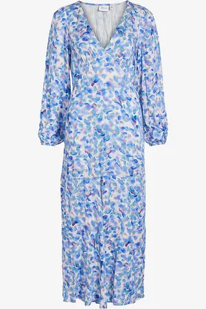 VILA Maximekko viMalin Cobra New L/S Ankle Dress