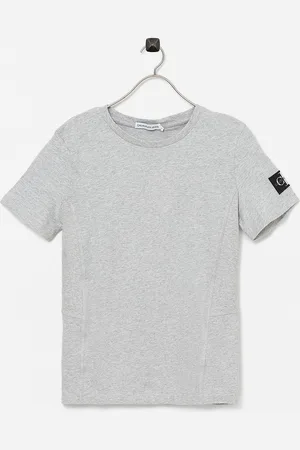 Calvin Klein T-paita Rib Blocking Badge Fitted Top