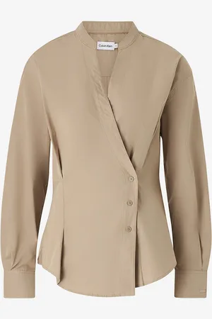 Calvin Klein Paita Cotton Wrap Shirt