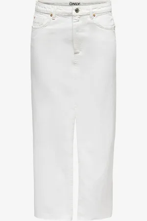 ONLY Farkkuhame onlPia HW Midi Dnm RW Skirt Pim