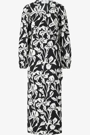 VILA Maximekko viGraffy Long Wrap L/S Dress