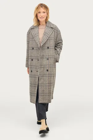 Soaked in Luxury Takki slChicka Checked Coat