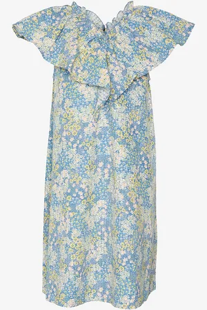 VERO MODA Mekko vmFia Ruffle SL Short Dress Wvn