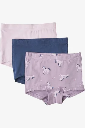 NAME IT Alushousut nmfTights 3P Lavender Aura Unicorn 3 kpl