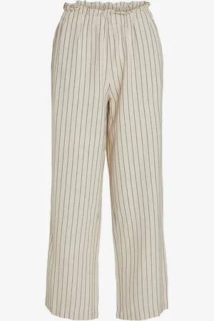 VILA Housut viPrisilla Striped H/W Pants