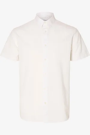 SELECTED Paita slhRegnew-linen Shirt SS Classic