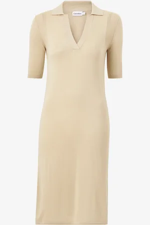 Calvin Klein Mekko Lyocell Blend Polo Dress SS