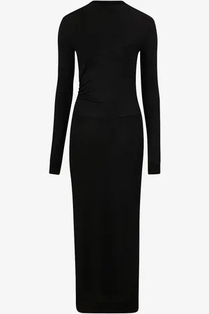 Calvin Klein Maximekko Gathered Waist Lyocell Dress