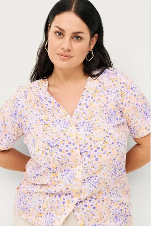 Zizzi Pyjamapaita mClaudia S/S Shirt