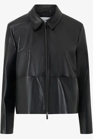 Calvin Klein Takki Re-gen Leather Relaxed Jacket
