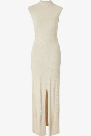 Calvin Klein Maximekko Crinkled Ankle Knit Shift Dress