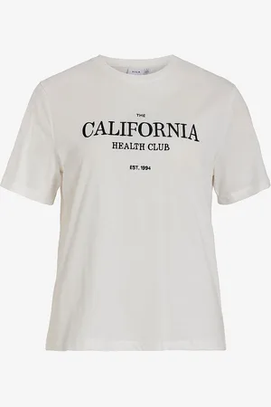 VILA T-paita viSybil S/S Embroidery T-shirt
