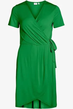 VILA Mekko viNayeli S/S Knee Wrap Dress