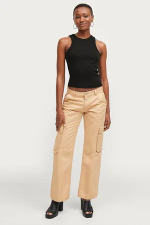 Gina Tricot Cargo-housut Low Waist Cargo Jeans