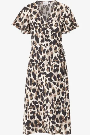 VILA Kietaisumekko viLovie S/S Wrap Midi Dress
