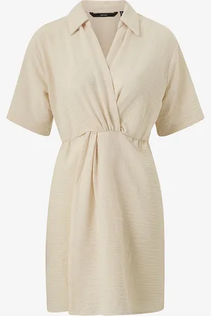 VERO MODA Mekko vChris SS Short Wrap Dress Wvn