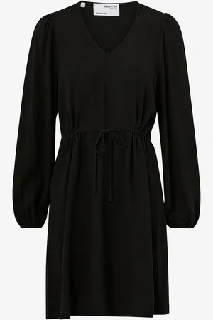 SELECTED Mekko slfViva LS Short Linen Dress